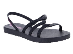 Sandalias Ipanema Negro Lila para Niña