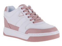 Tenis Guess Blanco y Rosa para Mujer