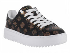Tenis GUESS Marrón y Negro para Mujer