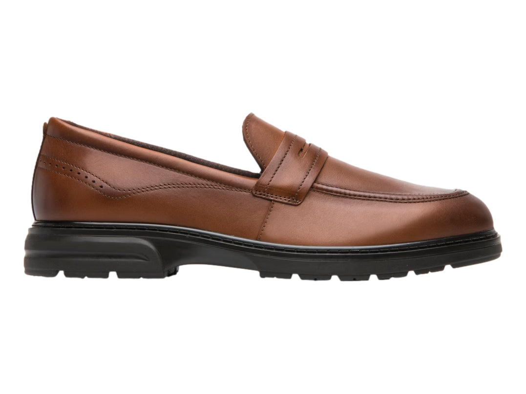 Zapatos Flexi Mocasin Cafe Caballero 419502 Para Hombre