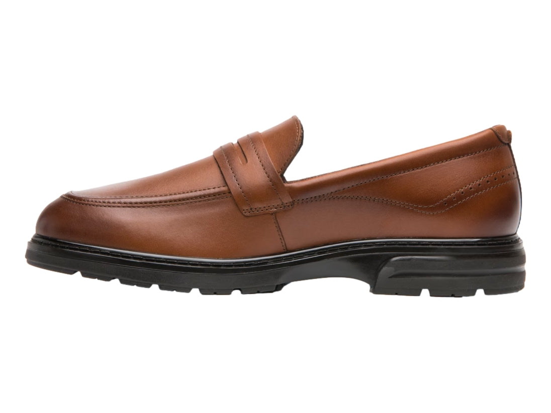 Zapatos Flexi Mocasin Cafe Caballero 419502 Para Hombre