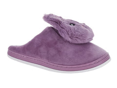 Pantuflas Torrente Moradas con Conejo para Mujer