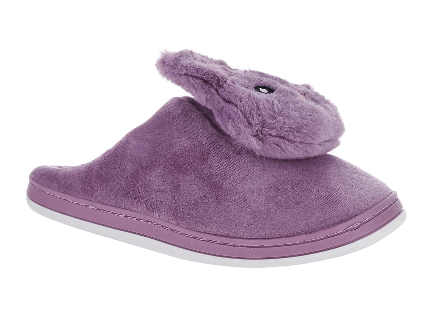 Pantuflas Torrente Pantufla Morada C Conejo Mj325 Para Mujer