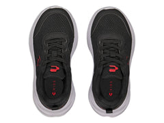 Tenis Charly Negro Blanco y Rojo para Niño