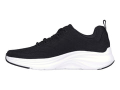 Tenis Skechers Vapor Foam Negro con Blanco para Mujer