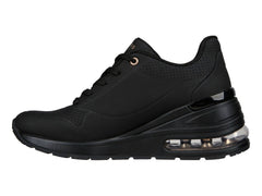 Tenis Skechers Million Air One Negros para Mujer
