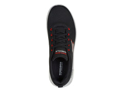 Tenis Skechers Go Walk Flex Negro con Rojo para Hombre