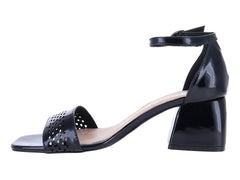 Sandalias ROZE de Charol Negro para Mujer