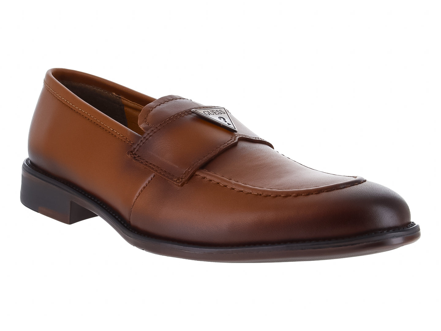 Zapatos Guess Mocasin Cafe Caballero Absalo Para Hombre