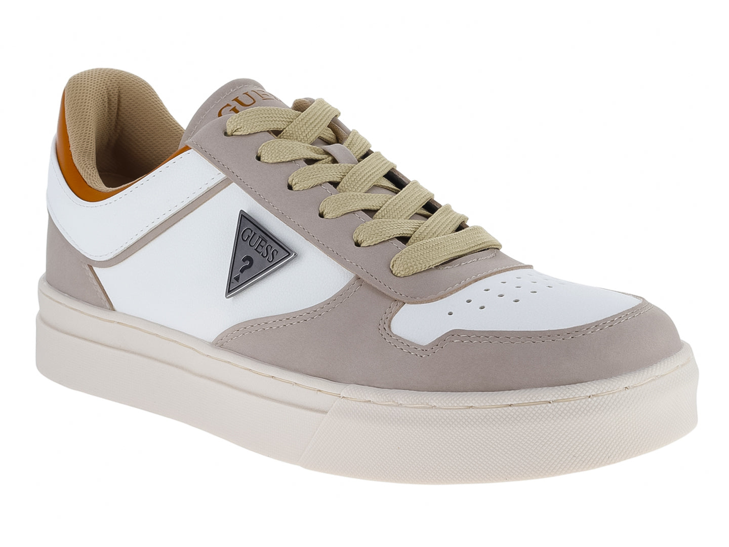 Tenis Guess Blanco Caballero Almeri Para Hombre
