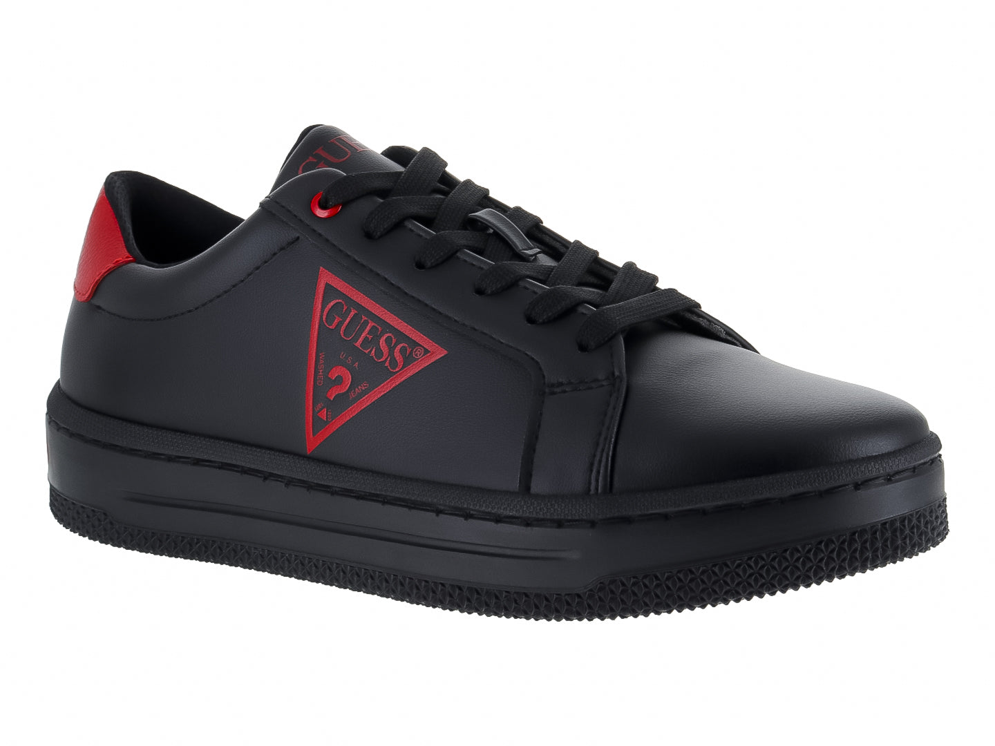 Tenis Guess Negro Caballero August Para Hombre