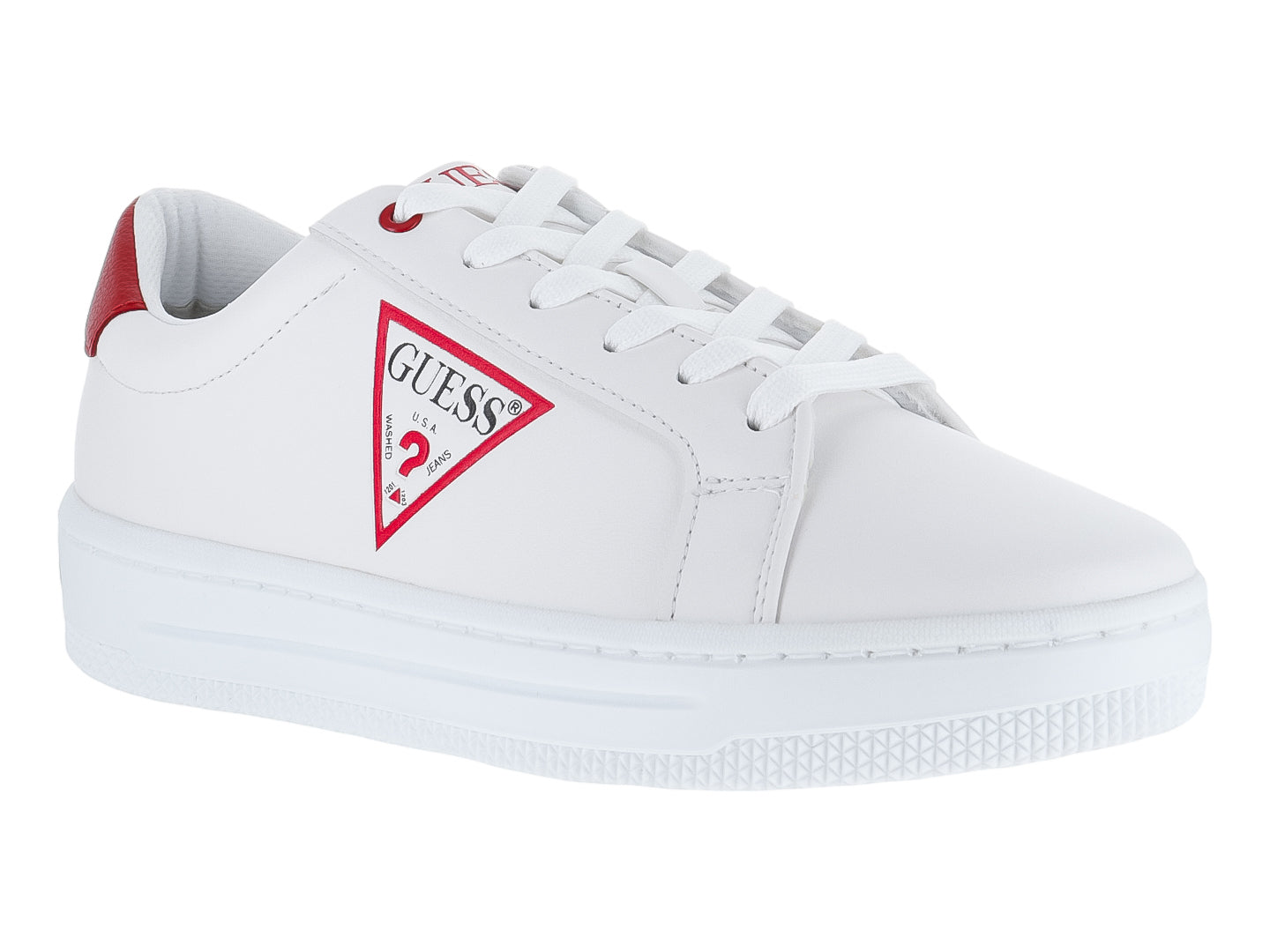 Tenis Guess Blanco Caballero August Para Hombre