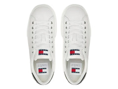 Tenis Tommy Hilfiger Foxing Flatform Blancos para Mujer