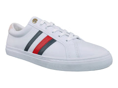 Tenis Tommy Hilfiger Court Stripes Blanco para Mujer