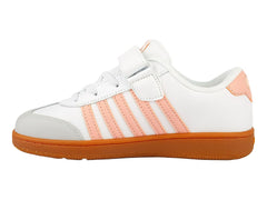 Tenis K-SWISS Francis Court Blanco y Rosa para Niña