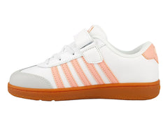Tenis K-Swiss Francis Court Blanco y Rosa para Niña