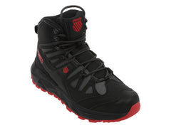 Tenis K-Swiss Honold Negro con Rojo para Hombre