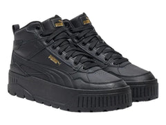 Tenis PUMA Carmen II Idol Mid Negros y Dorados para Mujer