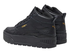 Tenis PUMA Carmen II Idol Mid Negros y Dorados para Mujer