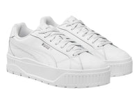 Tenis PUMA Karmen II Jr Blancos y Plata para Niña