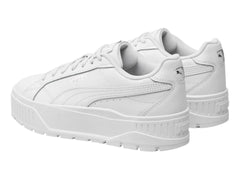 Tenis PUMA Karmen II Jr Blancos y Plata para Niña