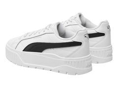 Tenis PUMA Carmen II Jr Blanco y Negro para Niña