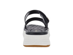 Hispana Sandalias Slide Negro para Mujer