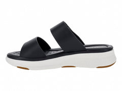 Hispana Sandalias Slide Negro para Mujer