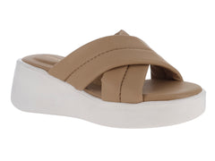 Sandalias Hispana Color Nuez para Mujer