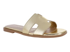 Sandalias Senties Color Oro para Mujer
