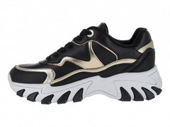 Tenis Guess Negro con Dorado para Mujer