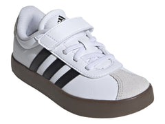 Tenis Adidas VL Court 3.0 Blanco y Negro para Niño