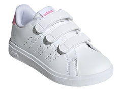 Tenis Adidas Advantage Base 2 Blancos para Niña