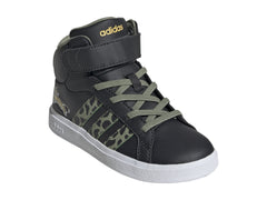 Tenis Adidas Grand Court Mid Lion King Verde para Niño