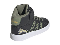 Tenis Adidas Grand Court Mid Lion King Verde para Niño