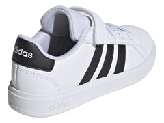 Tenis Adidas Grand Court 2.0 EL Blancos para Niño