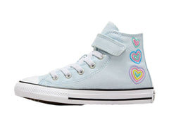 Tenis Converse Chuck Taylor All Star Heart Patch Azul para Niña