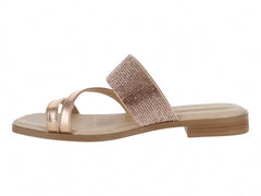 Sandalias Lady Paulina Oro Rosa para Mujer