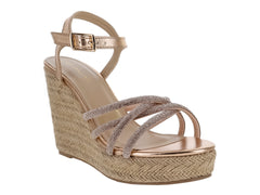 Sandalias Lady Paulina Oro Rosa para Mujer