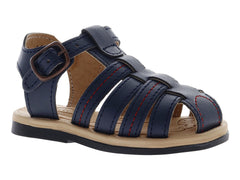 Sandalias Biberones Microfibra Azul para Bebé