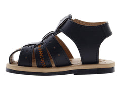 Sandalias Biberones Negro para Bebé