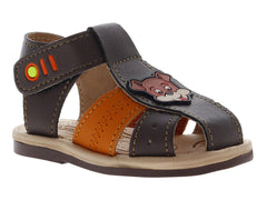 Sandalias Biberones Café para Bebé