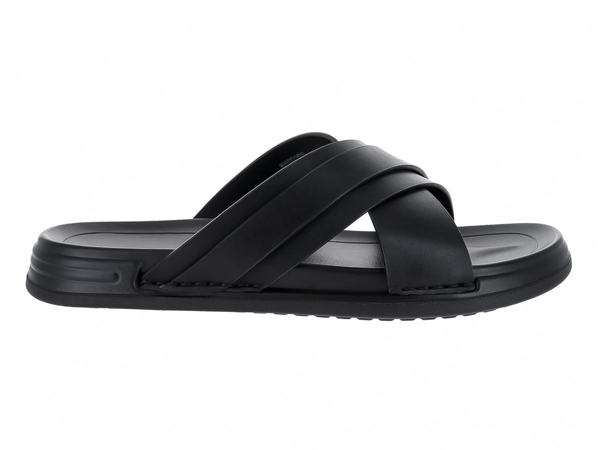 Sandalias Kamble Sandalia Slide Negra Buenissimo Caballero Slipon Hombre Moda Kbs003 Para Hombre