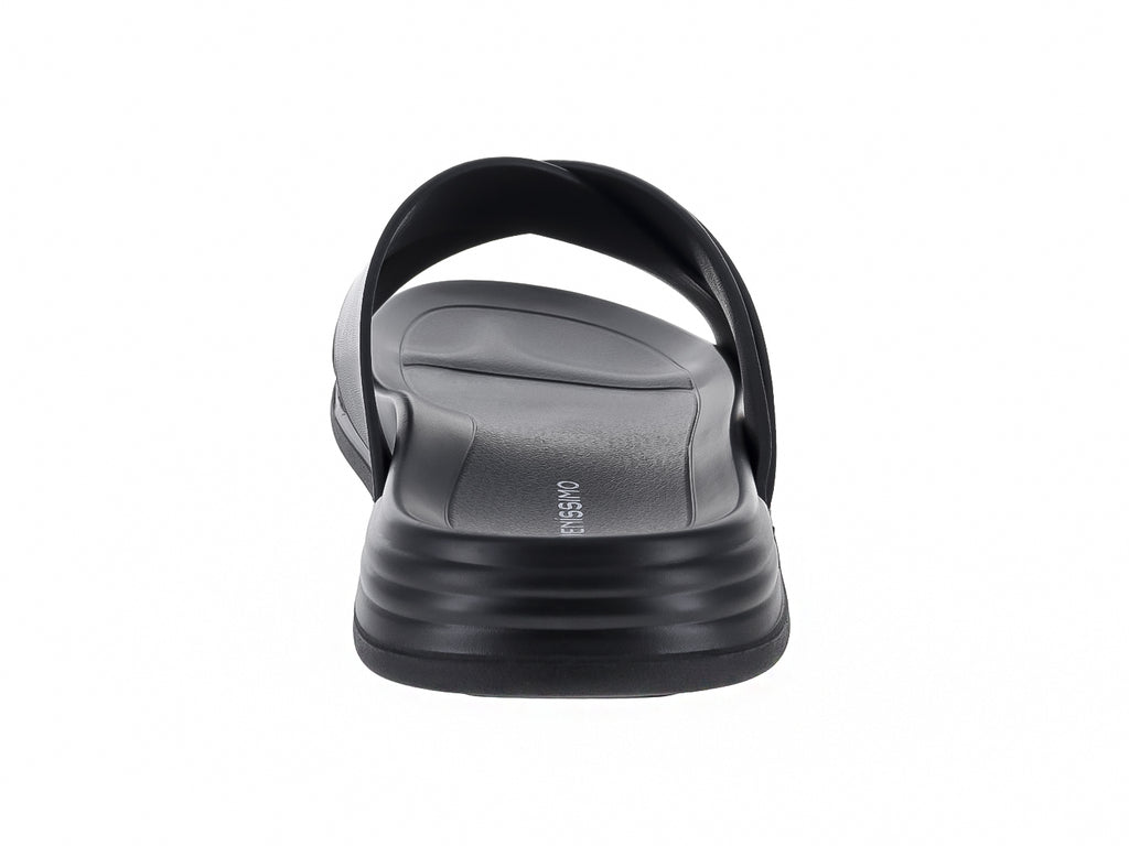 Sandalias Kamble Sandalia Slide Negra Buenissimo Caballero Slipon Hombre Moda Kbs003 Para Hombre