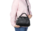 Bolso Unibella Negro Acolchado para Mujer