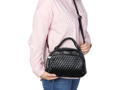 Bolso Unibella Negro Acolchado para Mujer