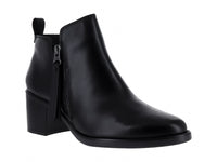 Botas Gino Cherruti Botineta Negra Dama 1508 Para Mujer