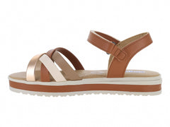 Sandalias Coqueta Café para Niña