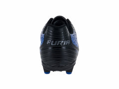 Tenis de Fútbol Furia Evo Negro y Azul para Hombre