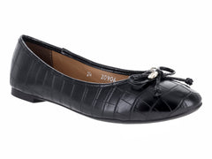 Flats Salamandra Negro para Mujer
